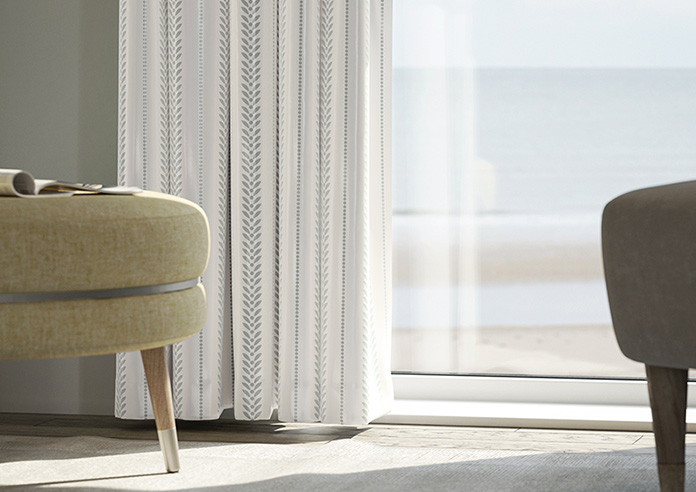 Laurel Stripe, Heritage - Made to Measure Curtains - Image 5